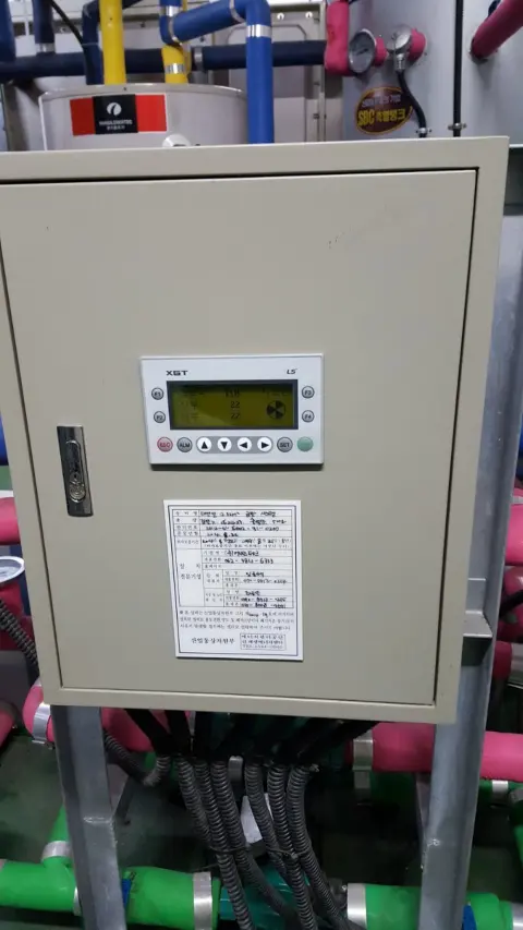 태양열 제어반 캐비닛 LCD 표시